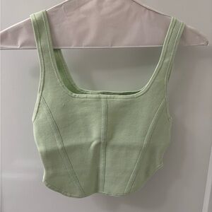 Babaton Mint Green Women's Crop Top